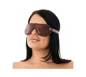 Rimba Bondage Play Eye mask with soft padding - brown Rimba Bondage Play Eye mask with soft padding - brown