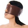 Rimba Bondage Play Masque pour les yeux Rimba en cuir nappa marron – avec découpe pour le nez et laçage Rimba Bondage Play Masque pour les yeux Rimba en cuir nappa marron – avec découpe pour le nez et laçage