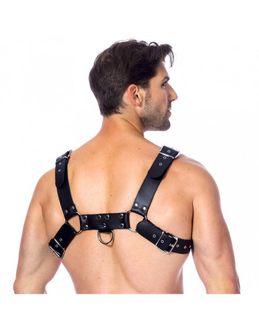 Rimba Bondage Play Rimba BondagePlay Bodyharnas – Verstellbar & Aus echtem Leder