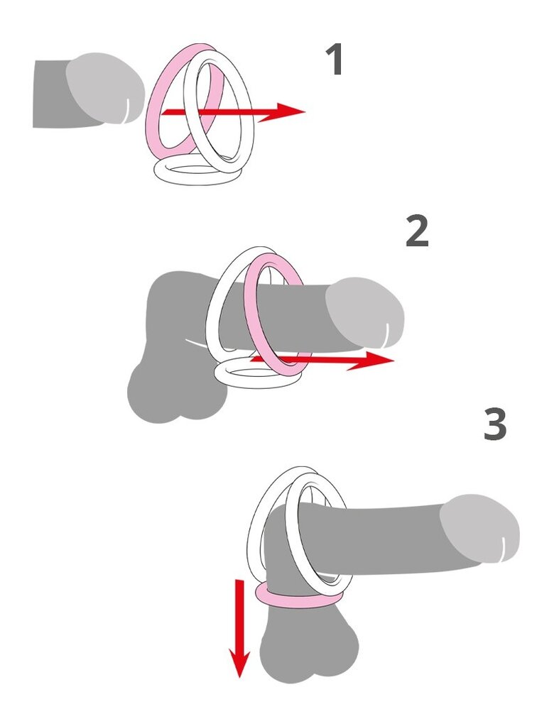 Rimba Bondage Play Triangle Cock & Balls Ring – Plaisir métallique dans un triangle