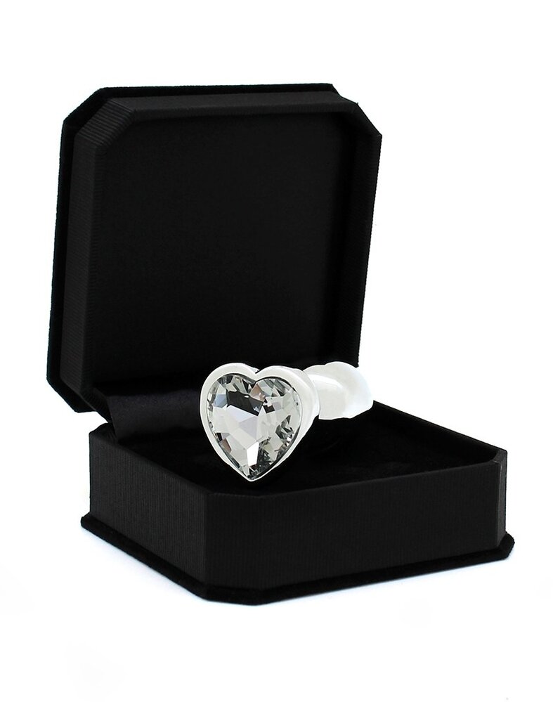 Rimba Bondage Play Rimba anal plug with heart crystal | Small & Luxurious | metal | unisex Rimba Bondage Play Rimba anal plug with heart crystal | Small & Luxurious | metal | unisex