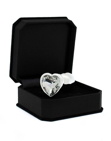 Rimba Bondage Play Rimba anal plug with heart crystal | Small & Luxurious | metal | unisex Rimba Bondage Play Rimba anal plug with heart crystal | Small & Luxurious | metal | unisex