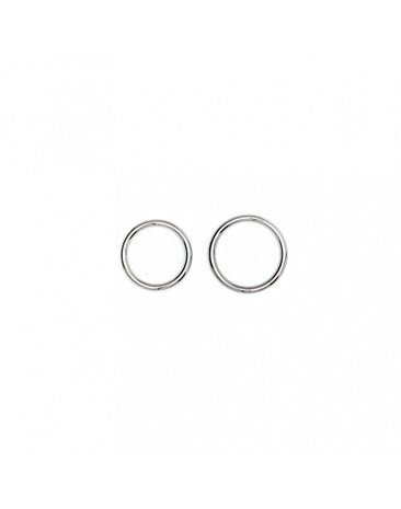 Rimba Bondage Play Cockring Set – 2-teilig | Verchromter Stahl, 6 Größen