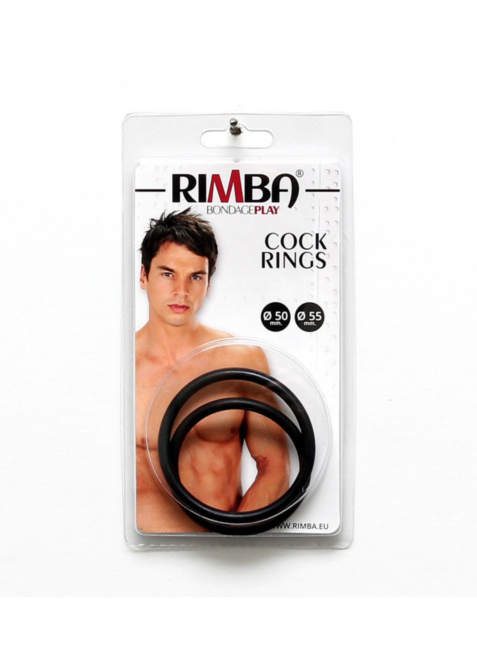 Rimba Bondage Play Ensemble de cockring en caoutchouc Rimba | 6 anneaux en 3 tailles pour un plaisir longue durée