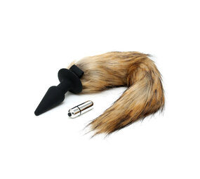 Rimba Bondage Play Anal plug with fox tail - Ø 3.5 cm Rimba Bondage Play Anal plug with fox tail - Ø 3.5 cm