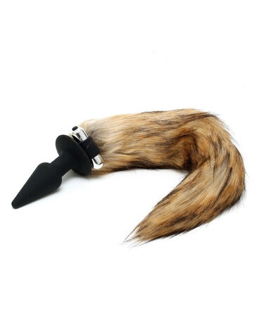 Rimba Bondage Play Rimba Vibrating Silicone Butt Plug with Fox Tail | Ø 3.5 cm Rimba Bondage Play Rimba Vibrating Silicone Butt Plug with Fox Tail | Ø 3.5 cm