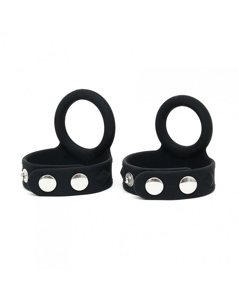 Rimba Bondage Play Penisbänder mit Cockring – Verstellbar | 2 Größen aus Silikon Rimba Bondage Play Penisbänder mit Cockring – Verstellbar | 2 Größen aus Silikon