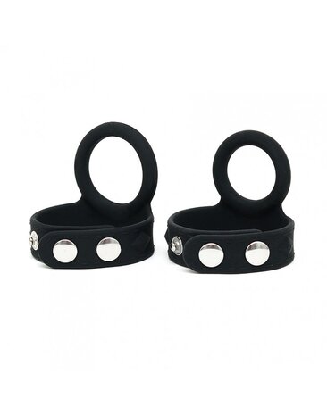 Rimba Bondage Play Penisbänder mit Cockring – Verstellbar | 2 Größen aus Silikon Rimba Bondage Play Penisbänder mit Cockring – Verstellbar | 2 Größen aus Silikon