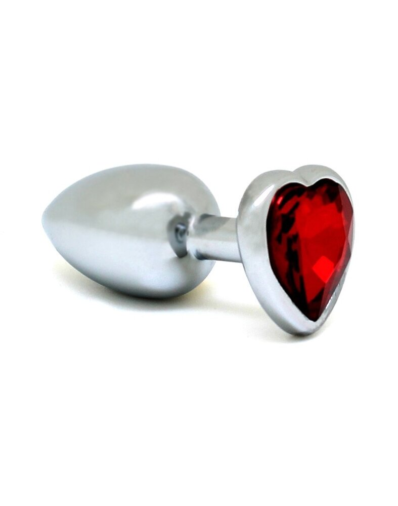 Rimba Bondage Play Rimba anal plug with heart crystal | Small & Luxurious | metal | unisex Rimba Bondage Play Rimba anal plug with heart crystal | Small & Luxurious | metal | unisex