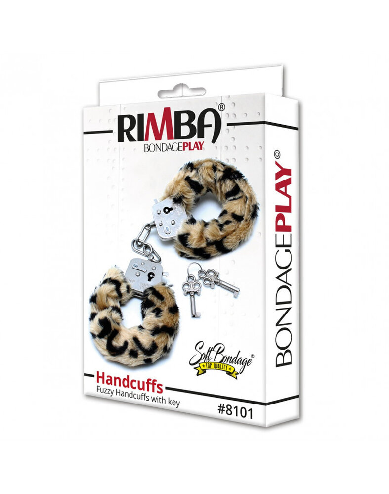 Rimba Bondage Play Menottes de police Rimba avec fourrure douce | Coffret cadeau - 5 couleurs Rimba Bondage Play Menottes de police Rimba avec fourrure douce | Coffret cadeau - 5 couleurs
