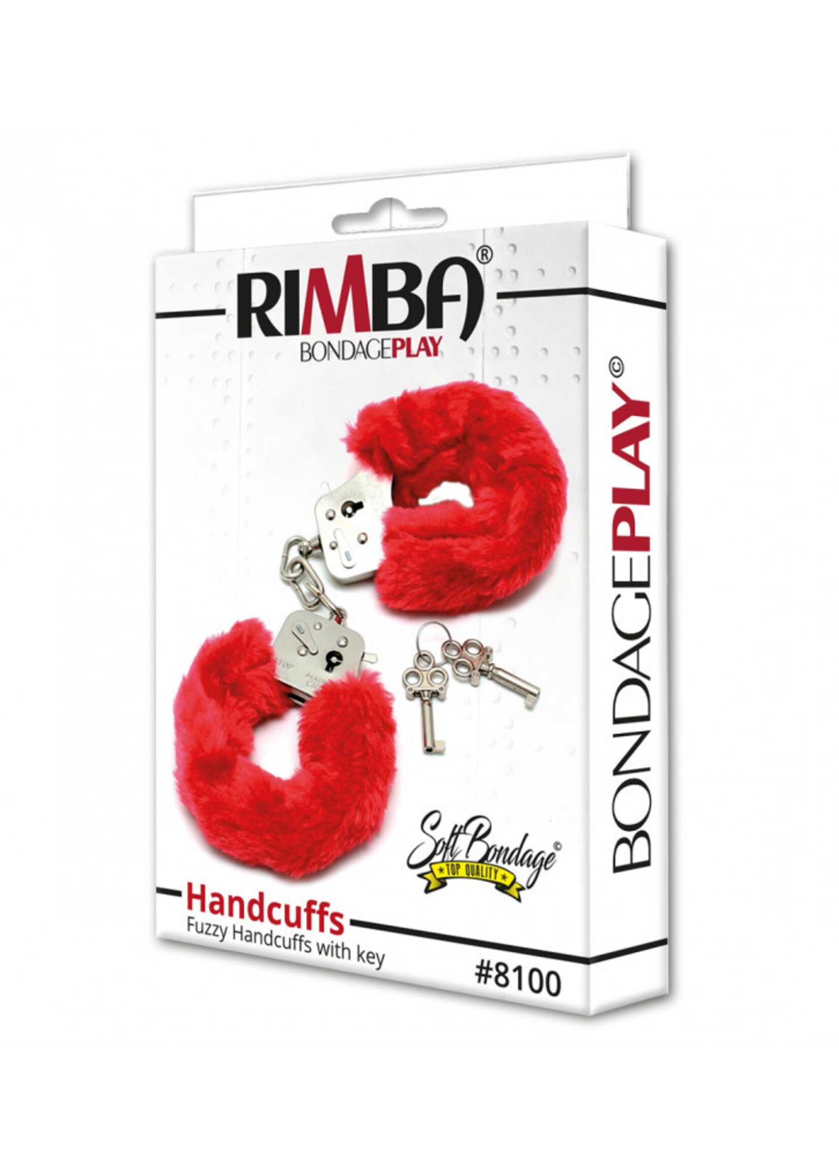 Rimba Bondage Play Politiehandboeien met zachte vacht | In geschenkverpakking – 5 kleuren