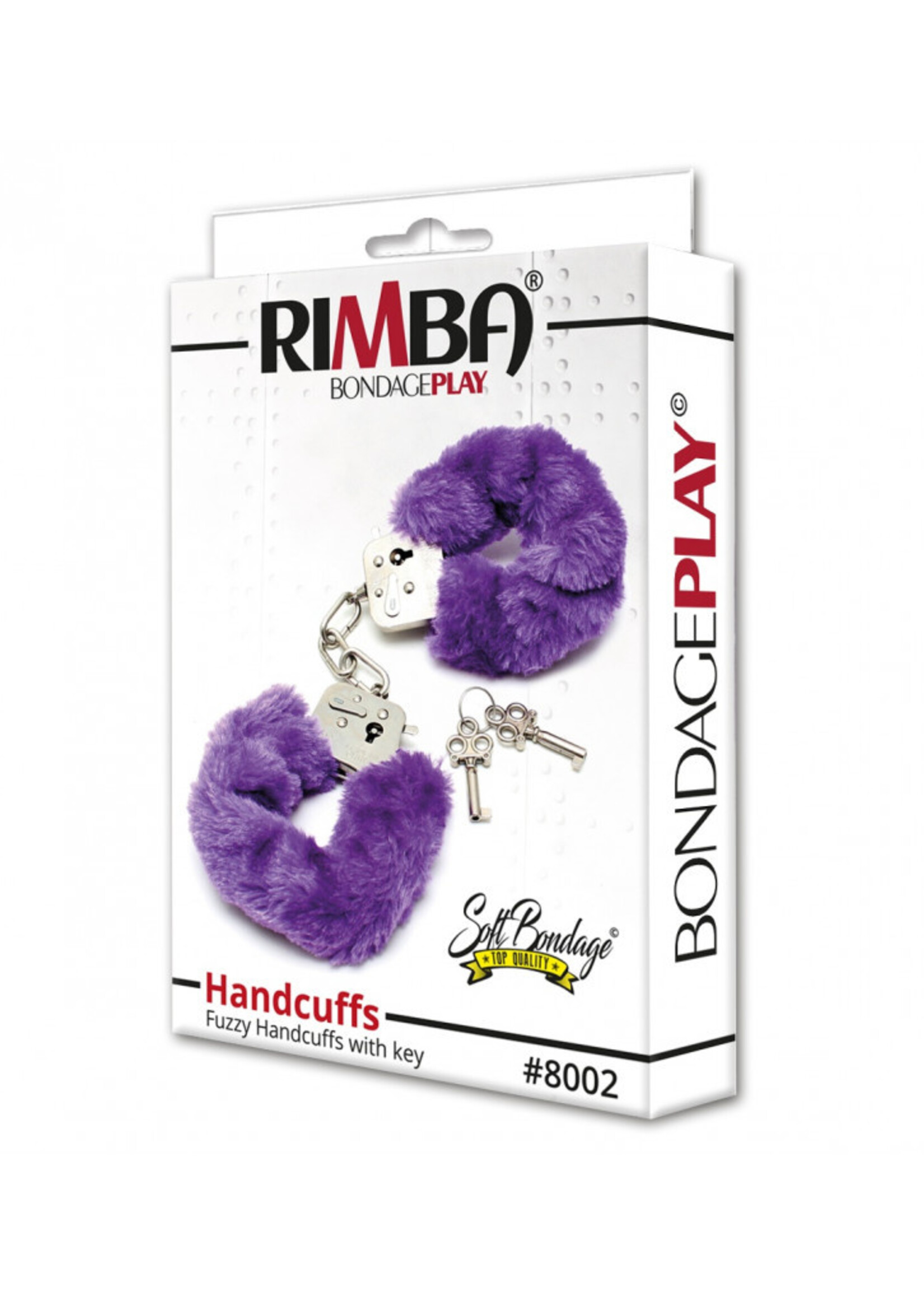 Rimba Bondage Play Politiehandboeien met zachte vacht | In geschenkverpakking – 5 kleuren