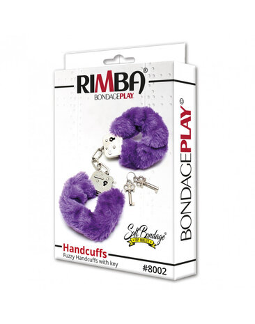 Rimba Bondage Play Rimba Polizei-Handschellen mit weichem Fell | In Geschenkbox – 5 Farben