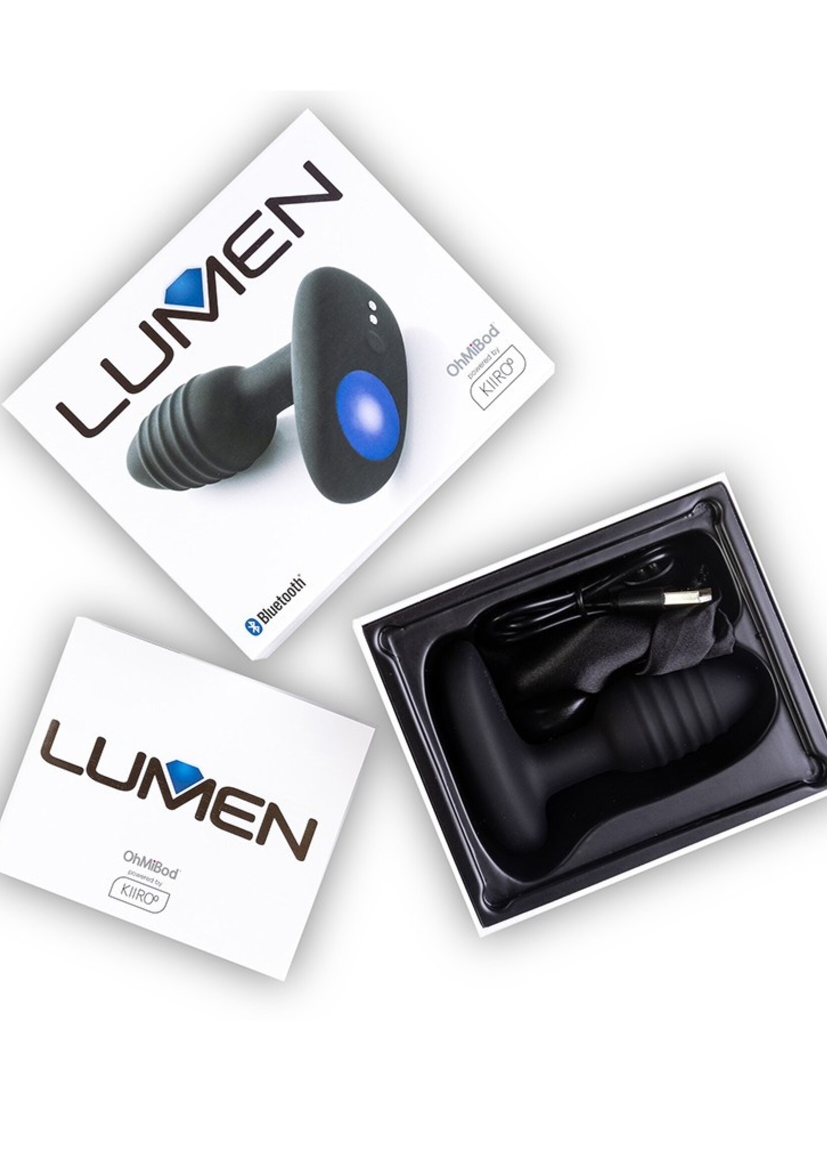 Kiiroo OhMiBod Lumen – Plug Anal Interactif – Noir