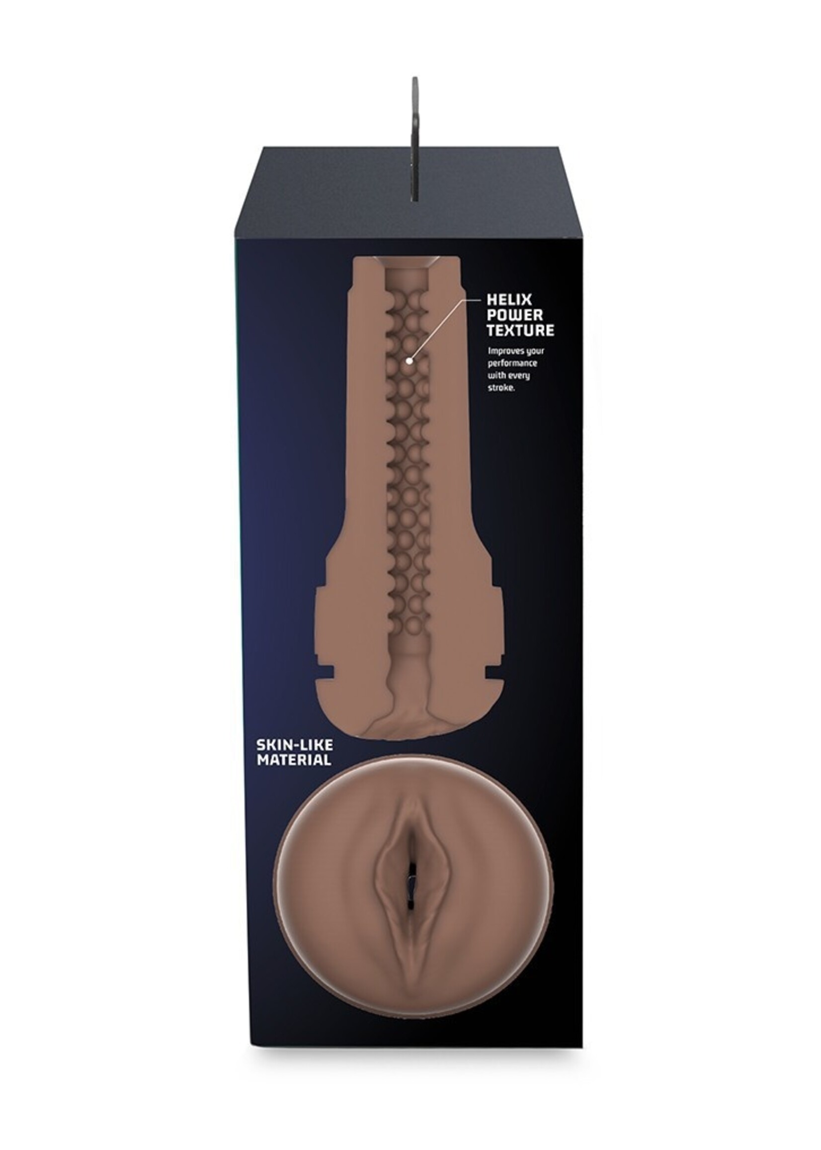 Kiiroo Feel Stroker Mittelbraun – Taschenmuschi