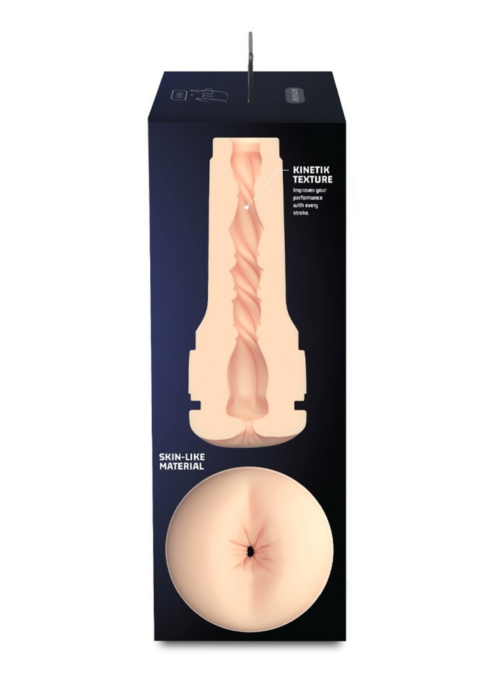 Kiiroo Realistischer Po-Stroker – Taschenmuschi Anal