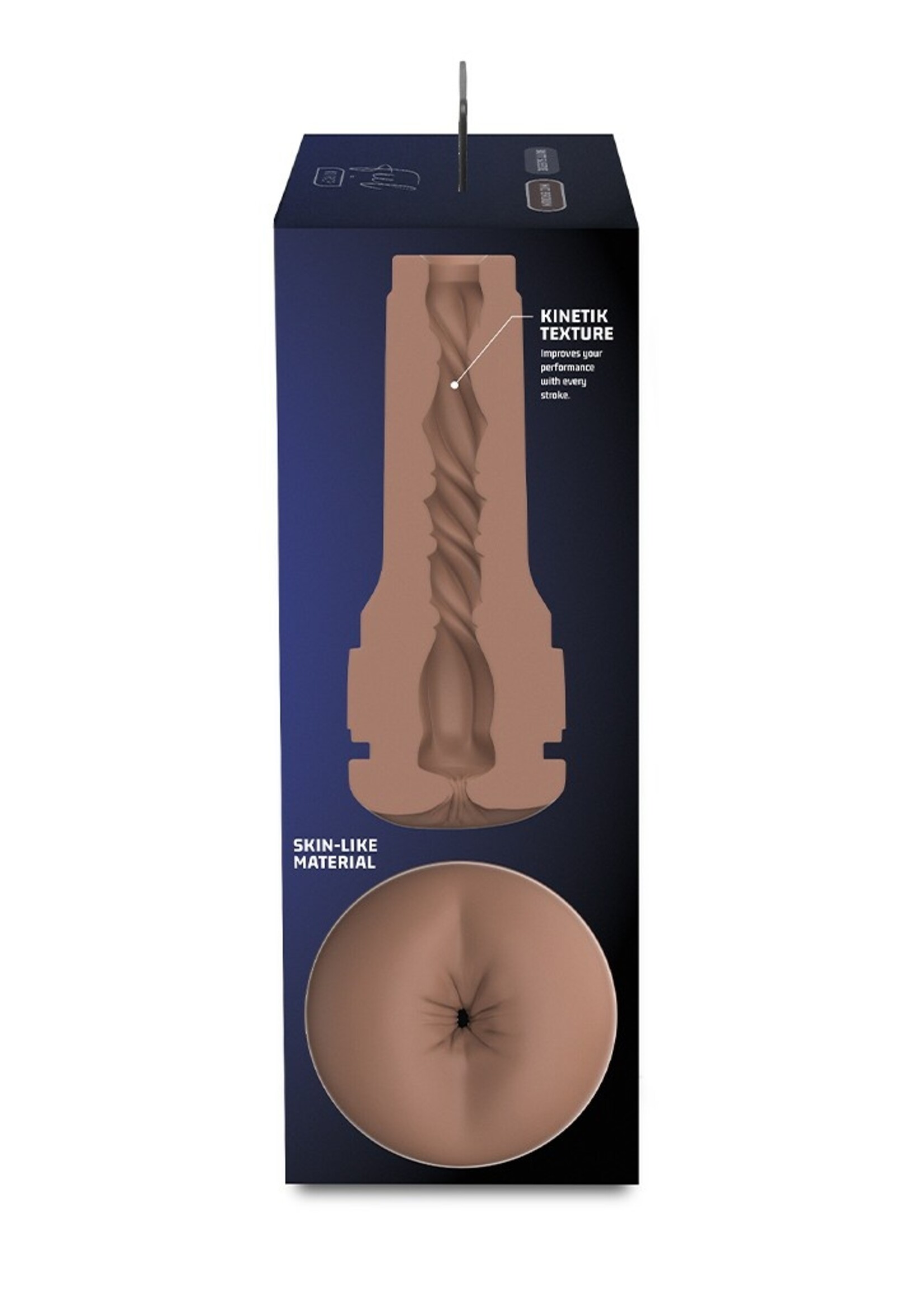 Kiiroo Feel Stroker Mittelbraun – Taschenmuschi Anal