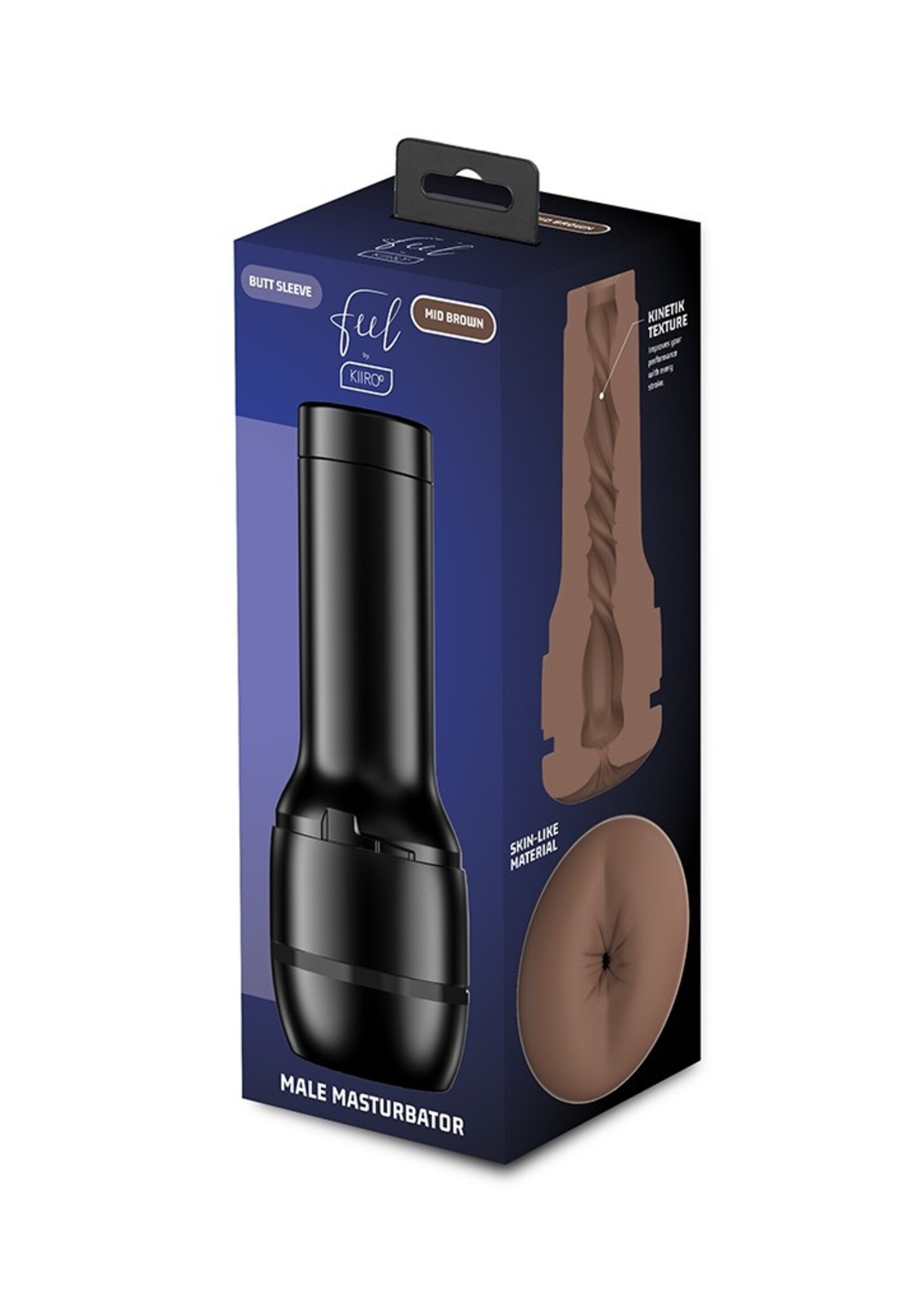 Kiiroo Feel Stroker Mittelbraun – Taschenmuschi Anal