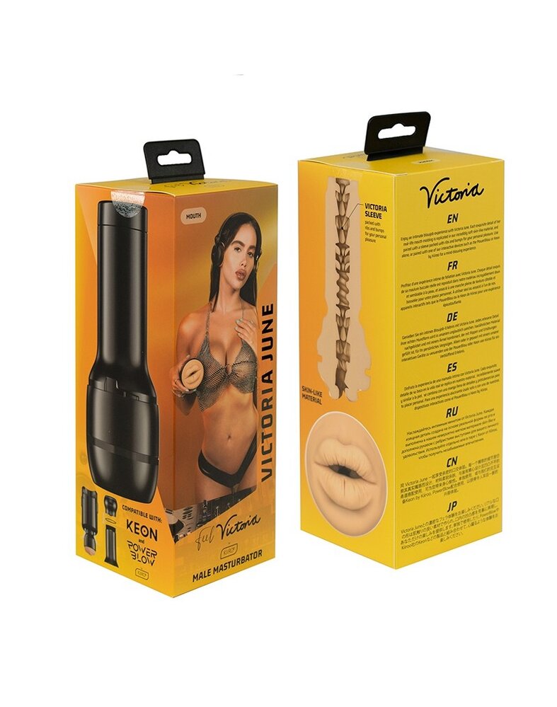 Kiiroo FeelStar Victoria June Mouth Stroker – Une expérience de fellation ultra-réaliste