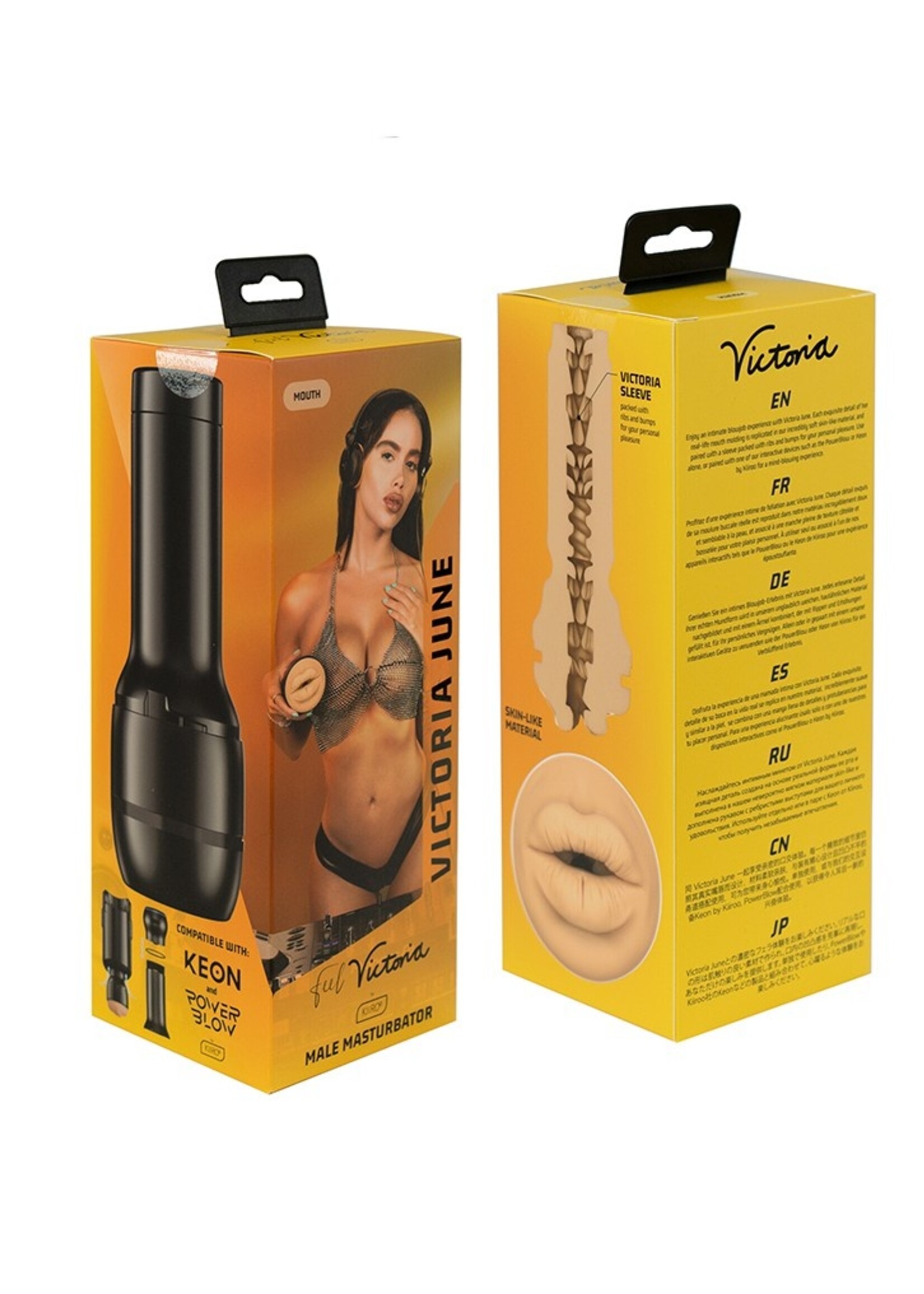 Kiiroo FeelStar Victoria June Mouth Stroker – Une expérience de fellation ultra-réaliste
