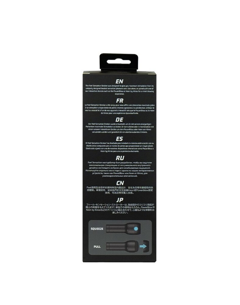 KIIROO KIIROO FeelSensation - Stroker non anatomique - Noir