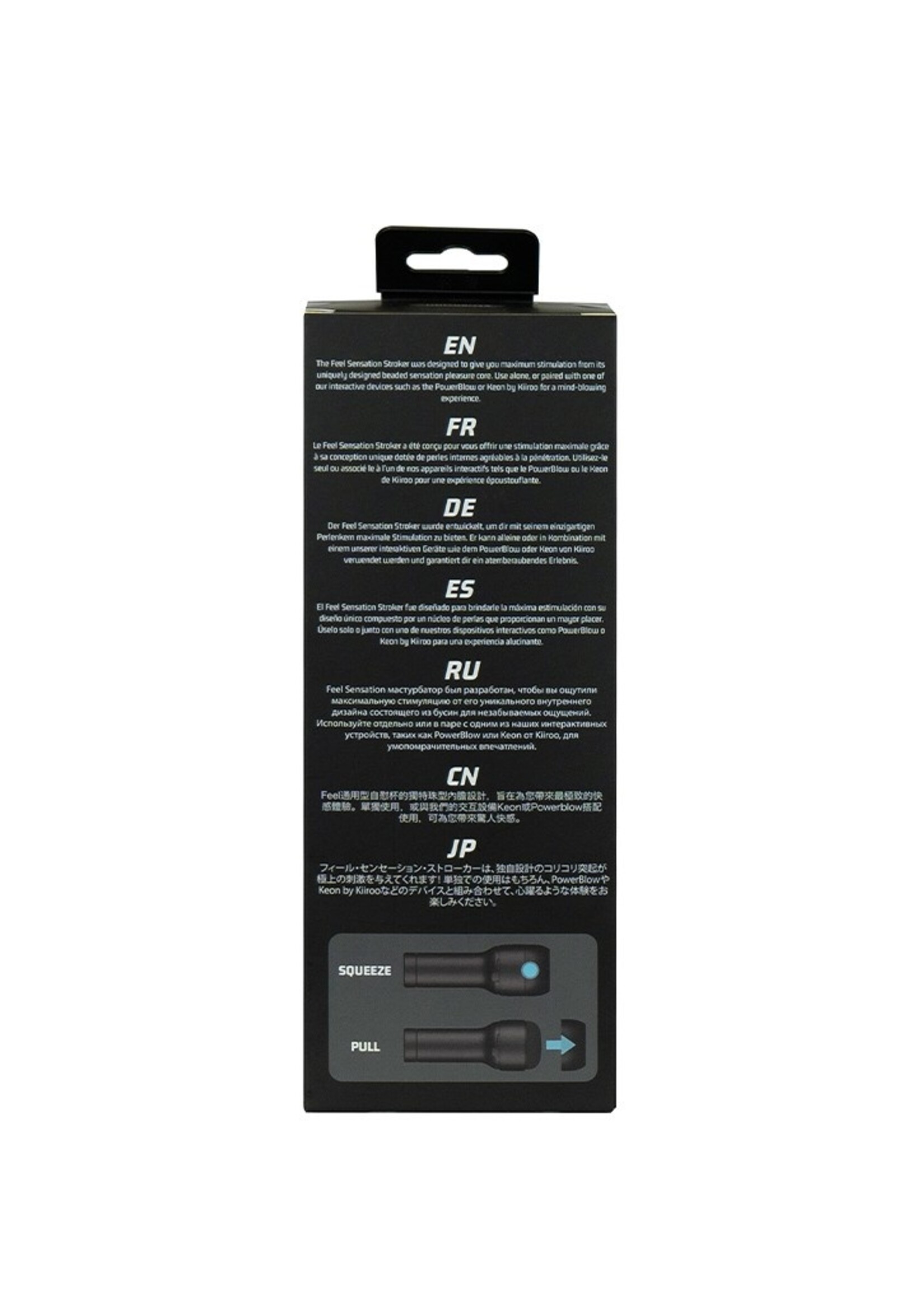 Kiiroo FeelSensation - Stroker non anatomique - Noir