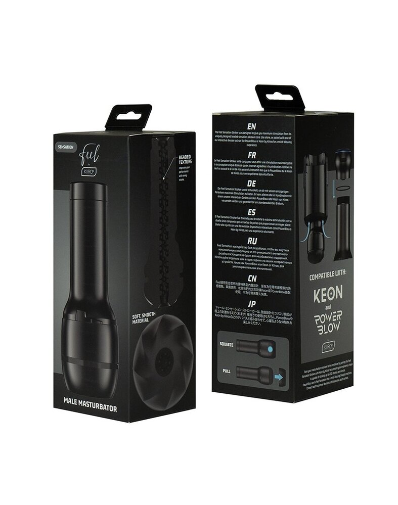 KIIROO KIIROO FeelSensation - Non-Anatomical Stroker – Schwarz KIIROO KIIROO FeelSensation - Non-Anatomical Stroker – Schwarz