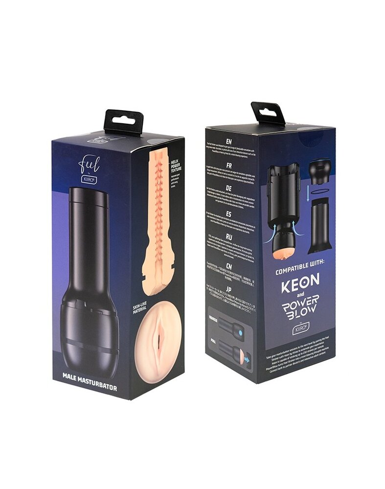 KIIROO KIIROO Feel Stroker – Realistic Masturbator in Skin Tone, Compatible with KEON & PowerBlow KIIROO KIIROO Feel Stroker – Realistic Masturbator in Skin Tone, Compatible with KEON & PowerBlow