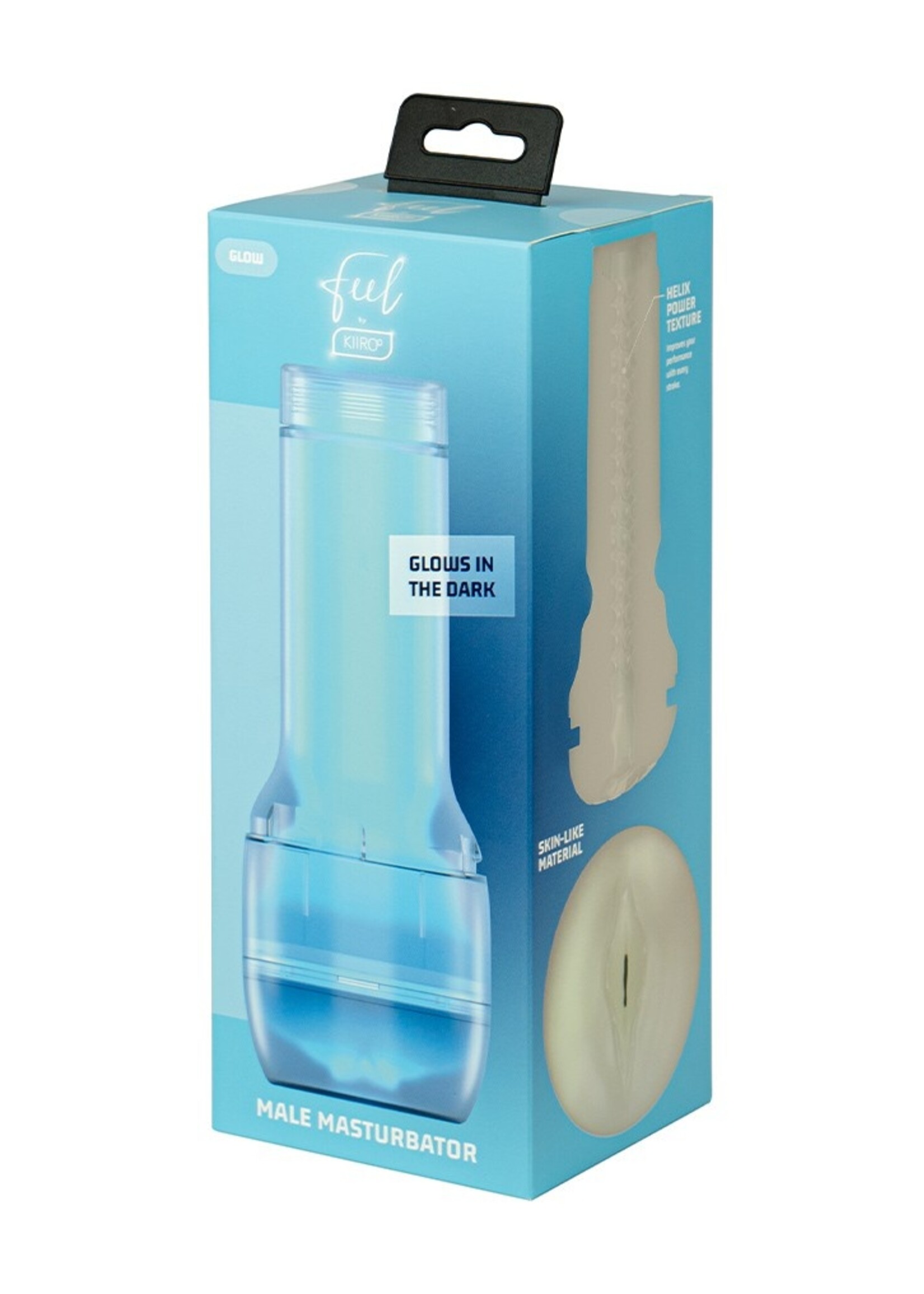Kiiroo FeelGlow Stroker - Glows in the Dark - Taschenmuschi