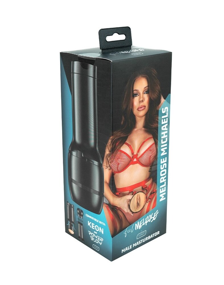 KIIROO KIIROO FeelStar Stroker – Manchon Interactif Réaliste MelRose Michaels pour un Plaisir Synchronisé