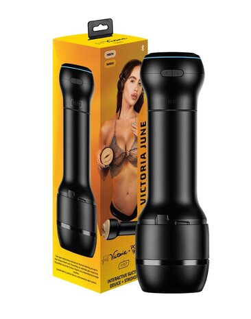Kiiroo PowerBlow & FeelStar Victoria June Mouth Stroker – Set de Masturbation Interactif