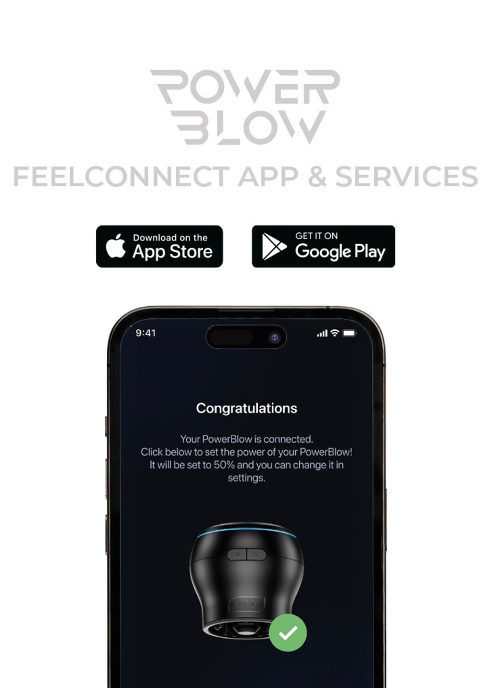 Kiiroo PowerBlow & FeelStar Victoria June Mouth Stroker – Set de Masturbation Interactif