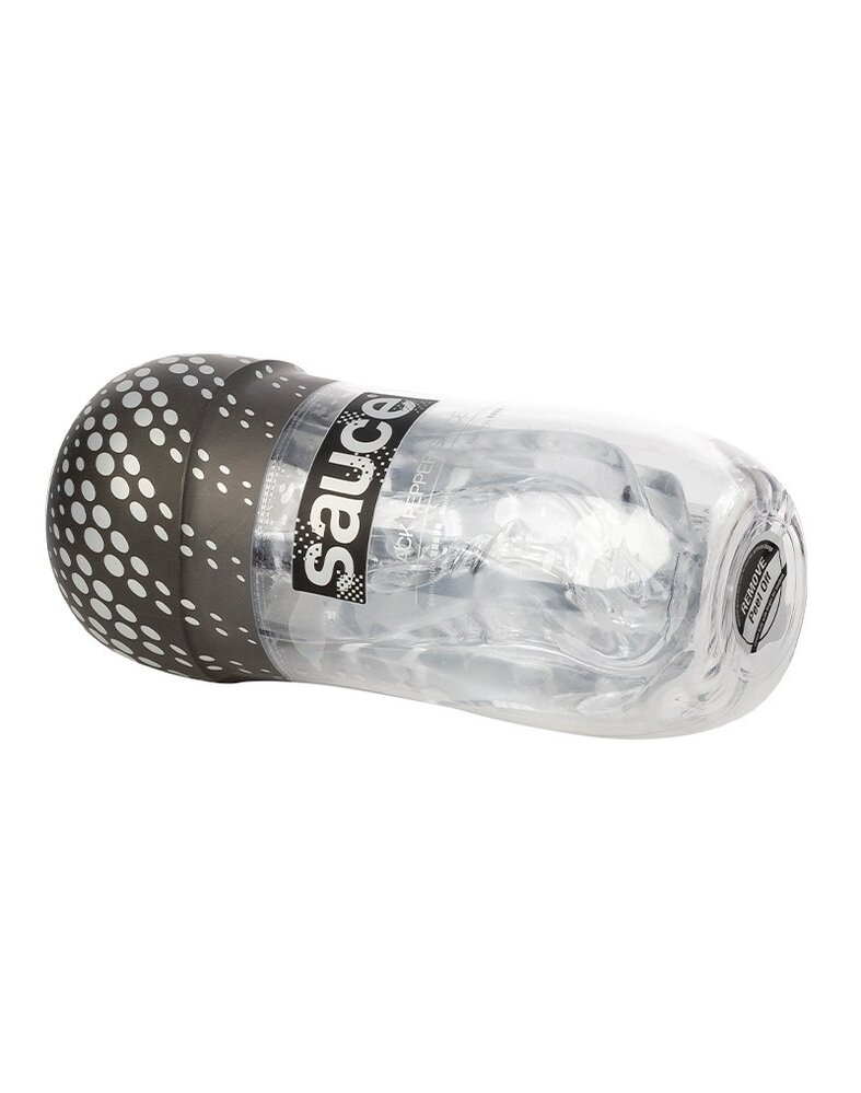 Sauce Sauce - Black Pepper Sauce Cup - Masturbator-Hülle - Transparent Sauce Sauce - Black Pepper Sauce Cup - Masturbator-Hülle - Transparent