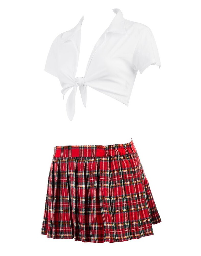 Amorable by Rimba Amorable by Rimba - School Uniform - Red / White