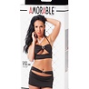 Amorable by Rimba Minirokje met topje - One size - Zwart Amorable by Rimba Minirokje met topje - One size - Zwart
