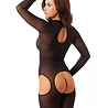 Amorable by Rimba Open catsuit - One size - Zwart Amorable by Rimba Open catsuit - One size - Zwart