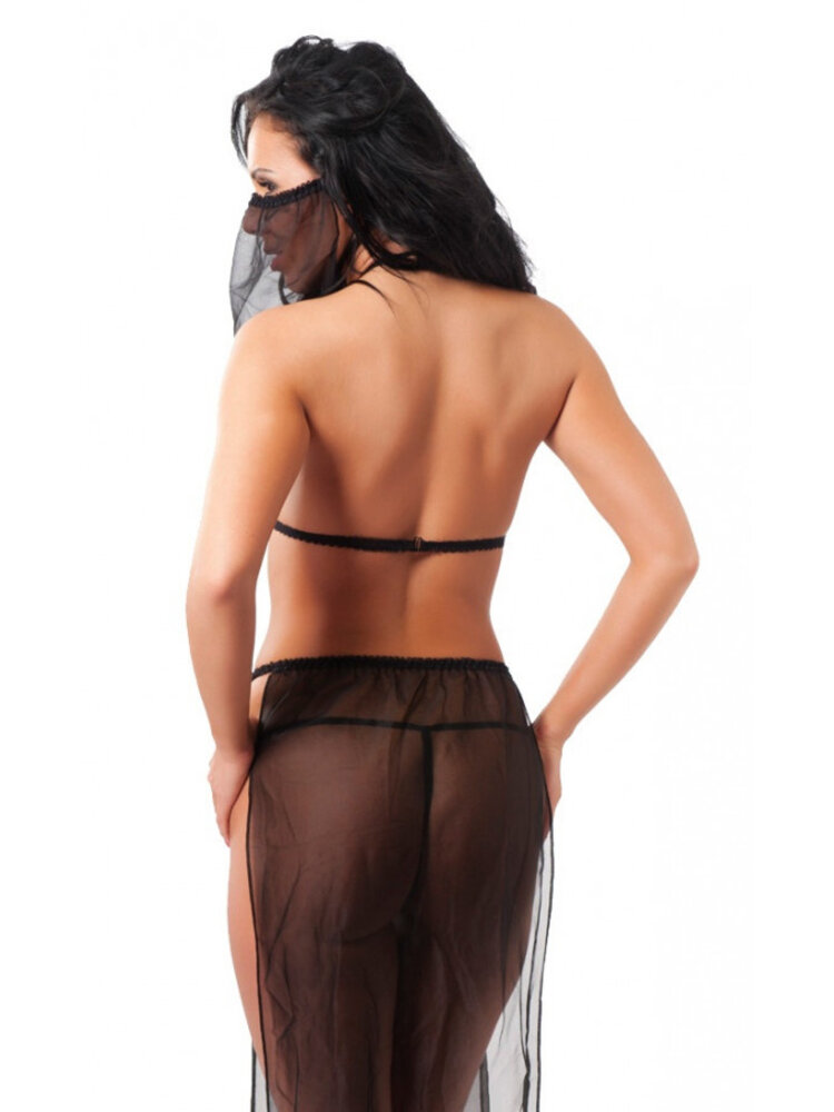 Amorable by Rimba Buikdansersset (4-delig) - One size - Zwart