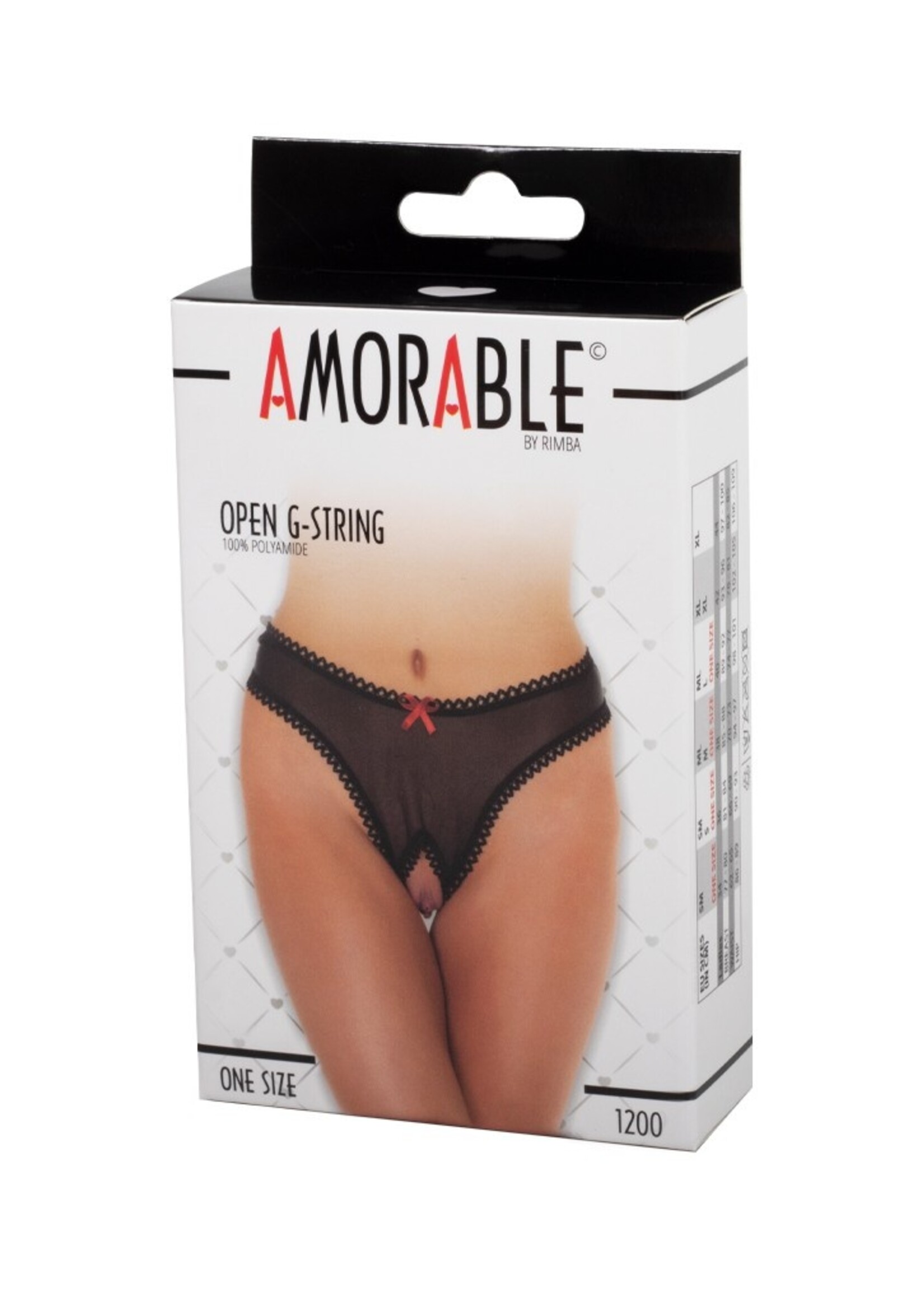 Amorable by Rimba String Ouvert - Talle unique