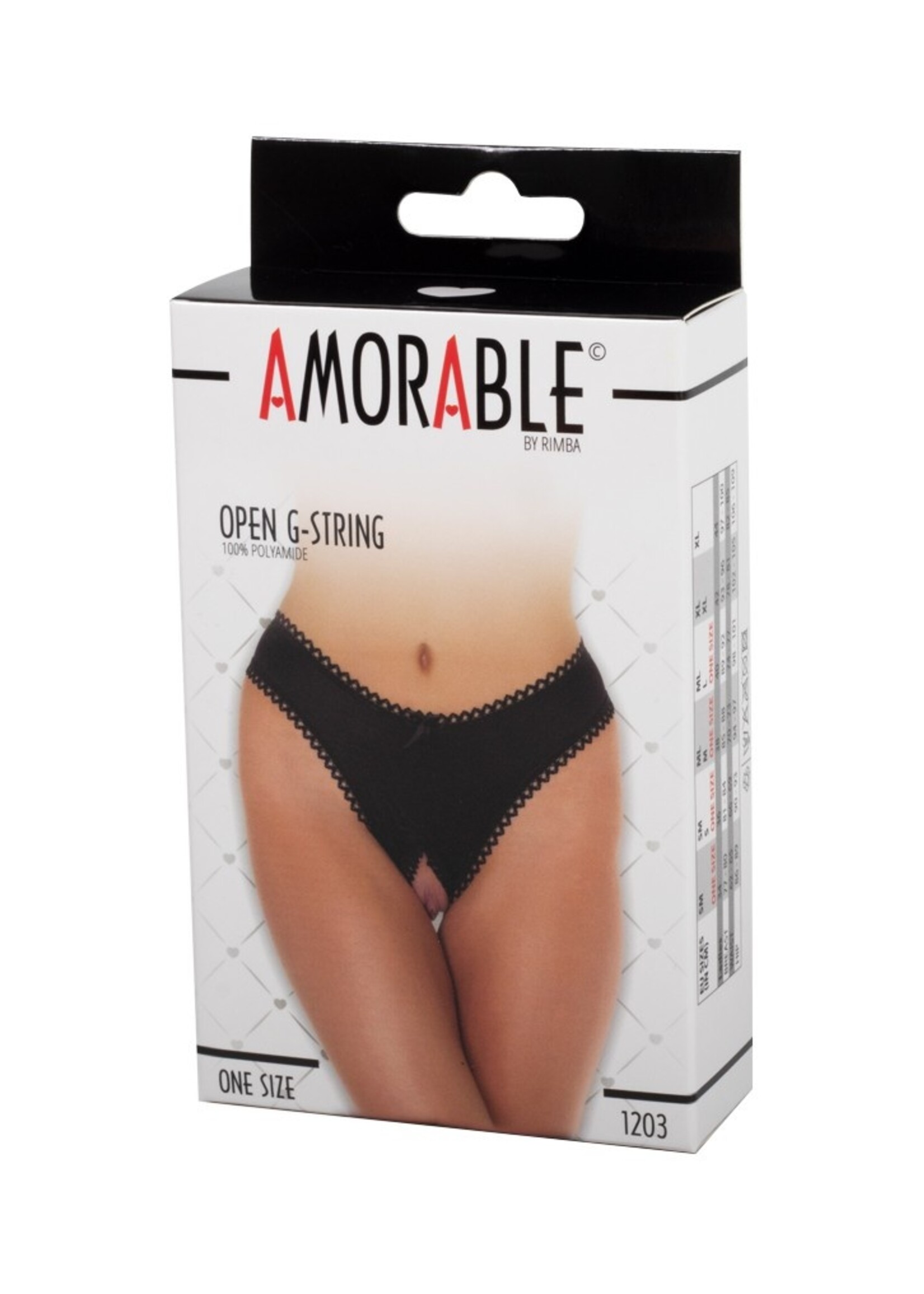 Amorable by Rimba String Ouvert - Talle unique