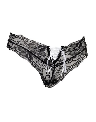 Amorable by Rimba Slip - One Size - Schwarz / Weiß