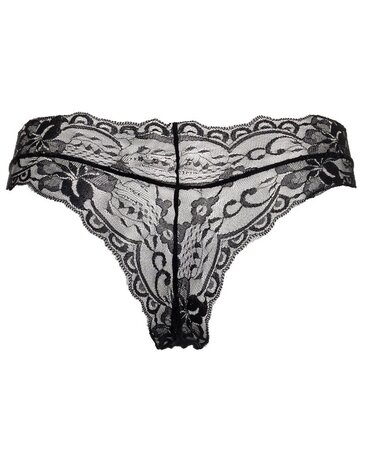 Amorable by Rimba Amorable by Rimba - Slip - One Size - Schwarz / Weiß