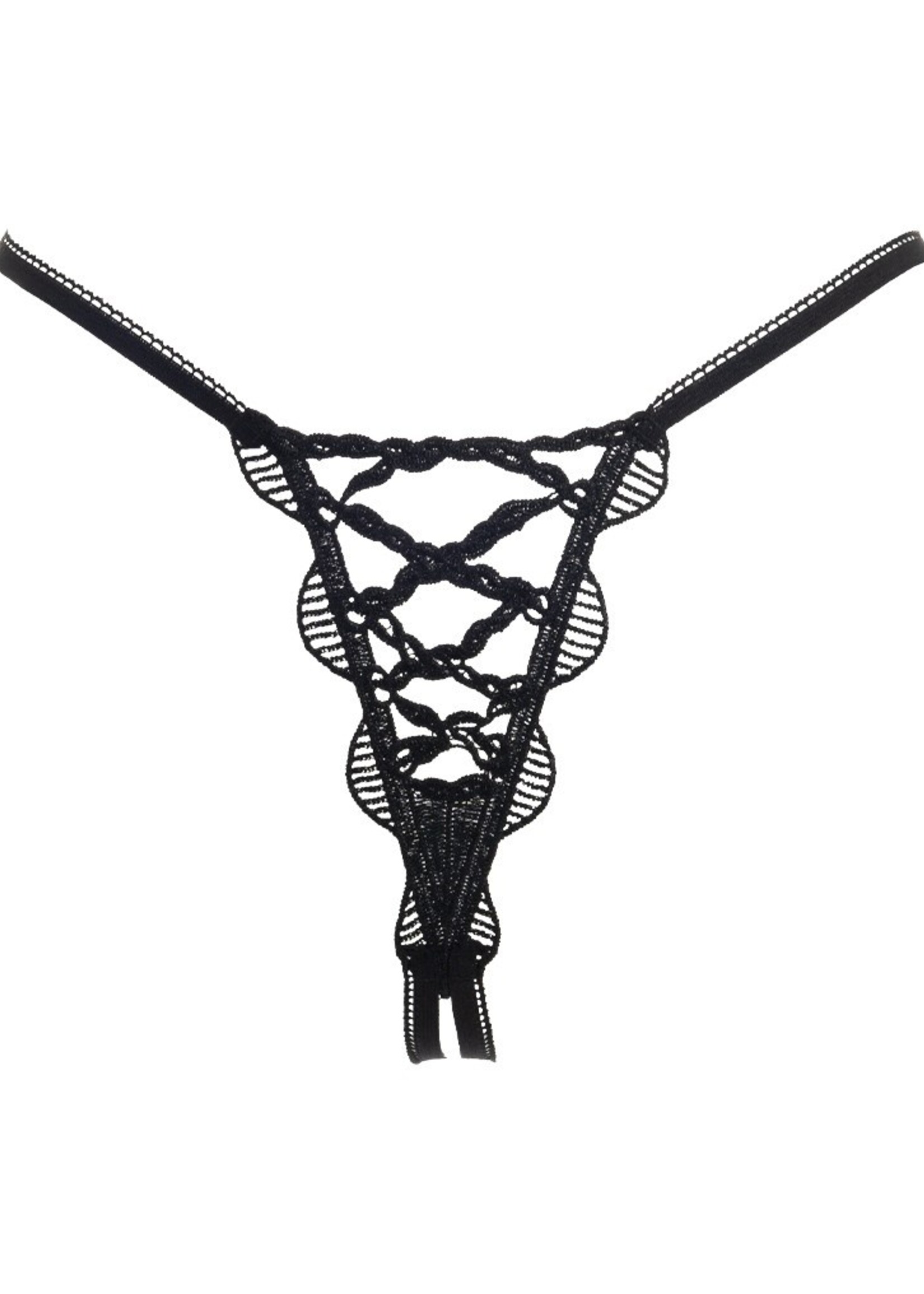 Amorable by Rimba Stringtanga - One Size - Zwart