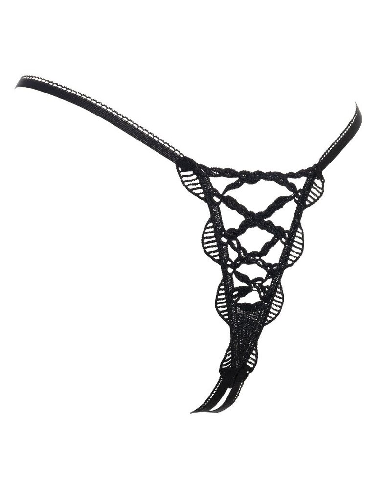 Amorable by Rimba G-String - One Size - Schwarz