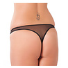 Amorable by Rimba Open string met parels - One size - Zwart Amorable by Rimba Open string met parels - One size - Zwart