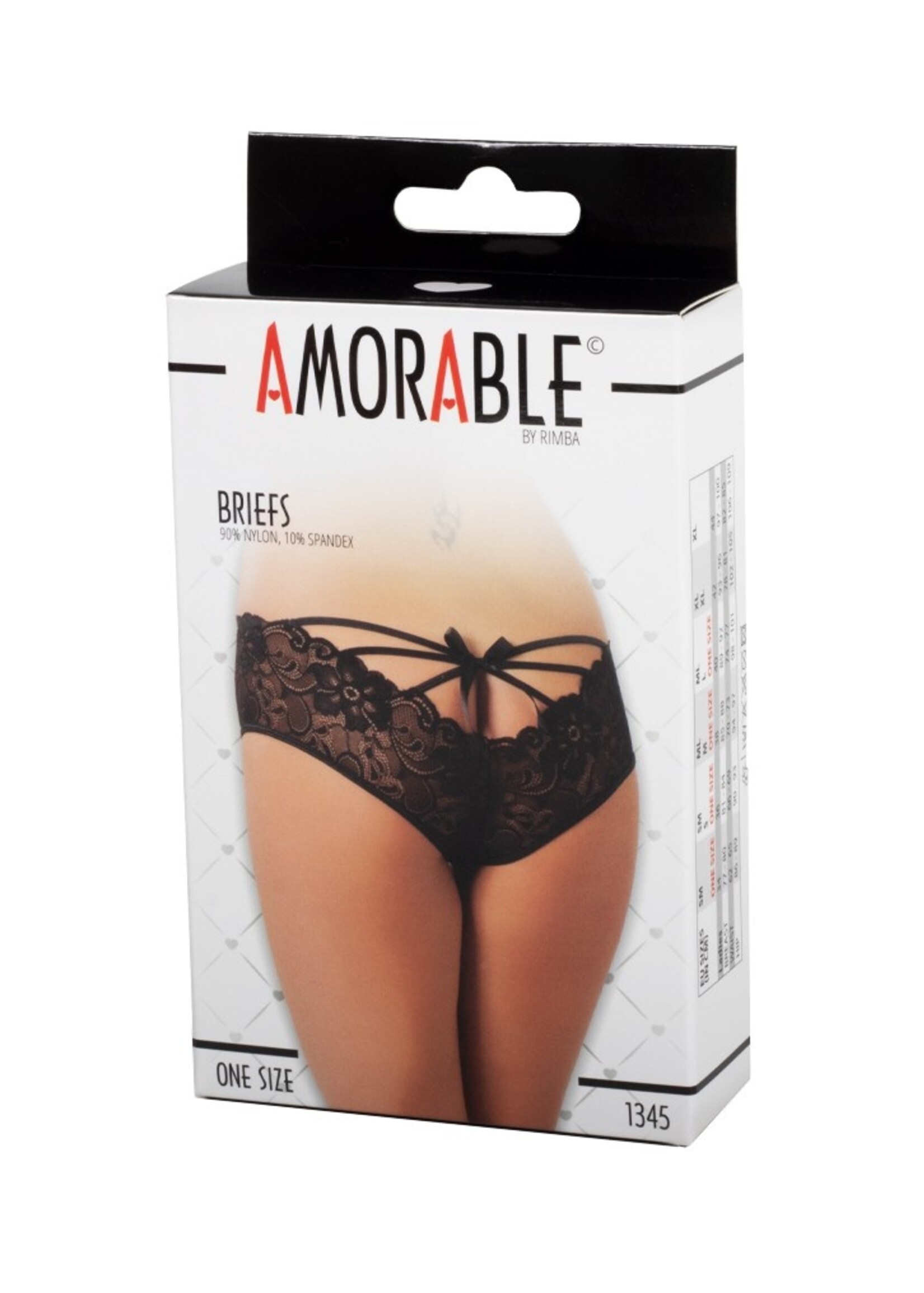 Amorable by Rimba Slip - One Size - Schwarz