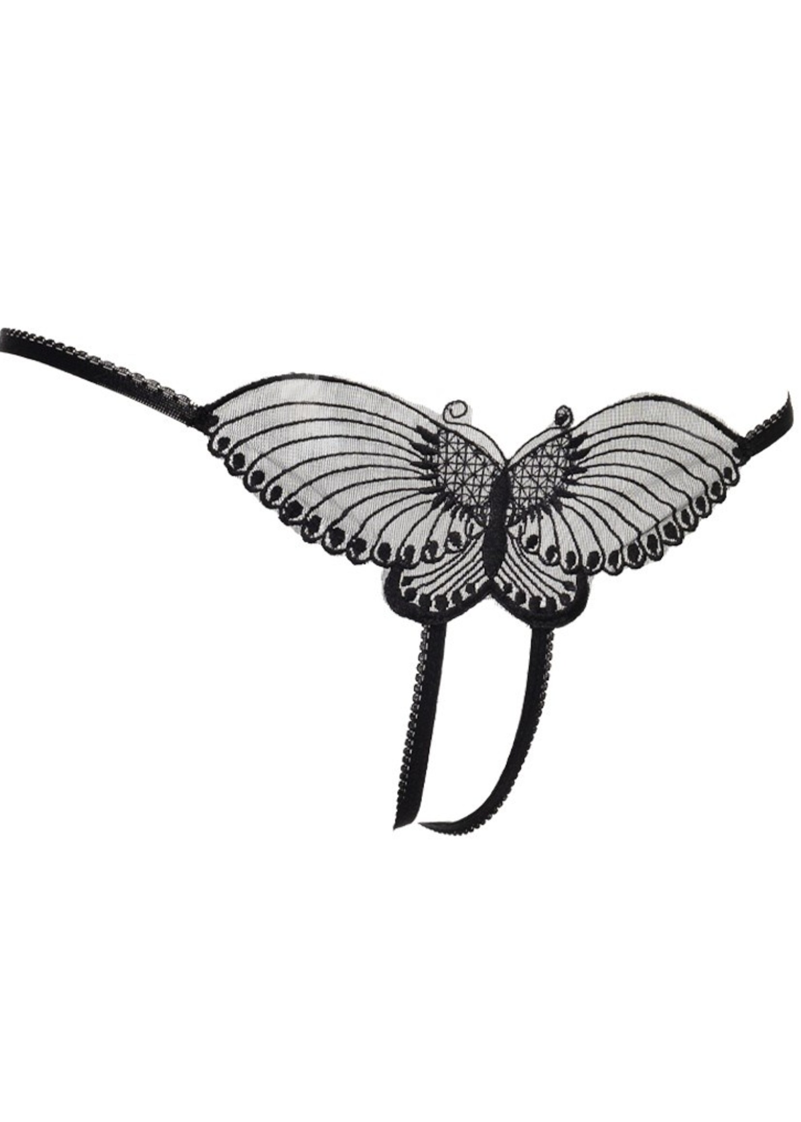 Amorable by Rimba Open koord - Eén maat - Zwart
