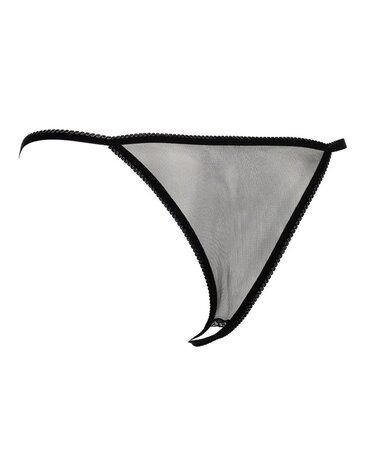 Amorable by Rimba Amorable by Rimba - Offener String - One Size - Schwarz Amorable by Rimba Amorable by Rimba - Offener String - One Size - Schwarz