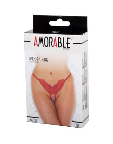Amorable by Rimba String Papillon Ouvert - Taille unique
