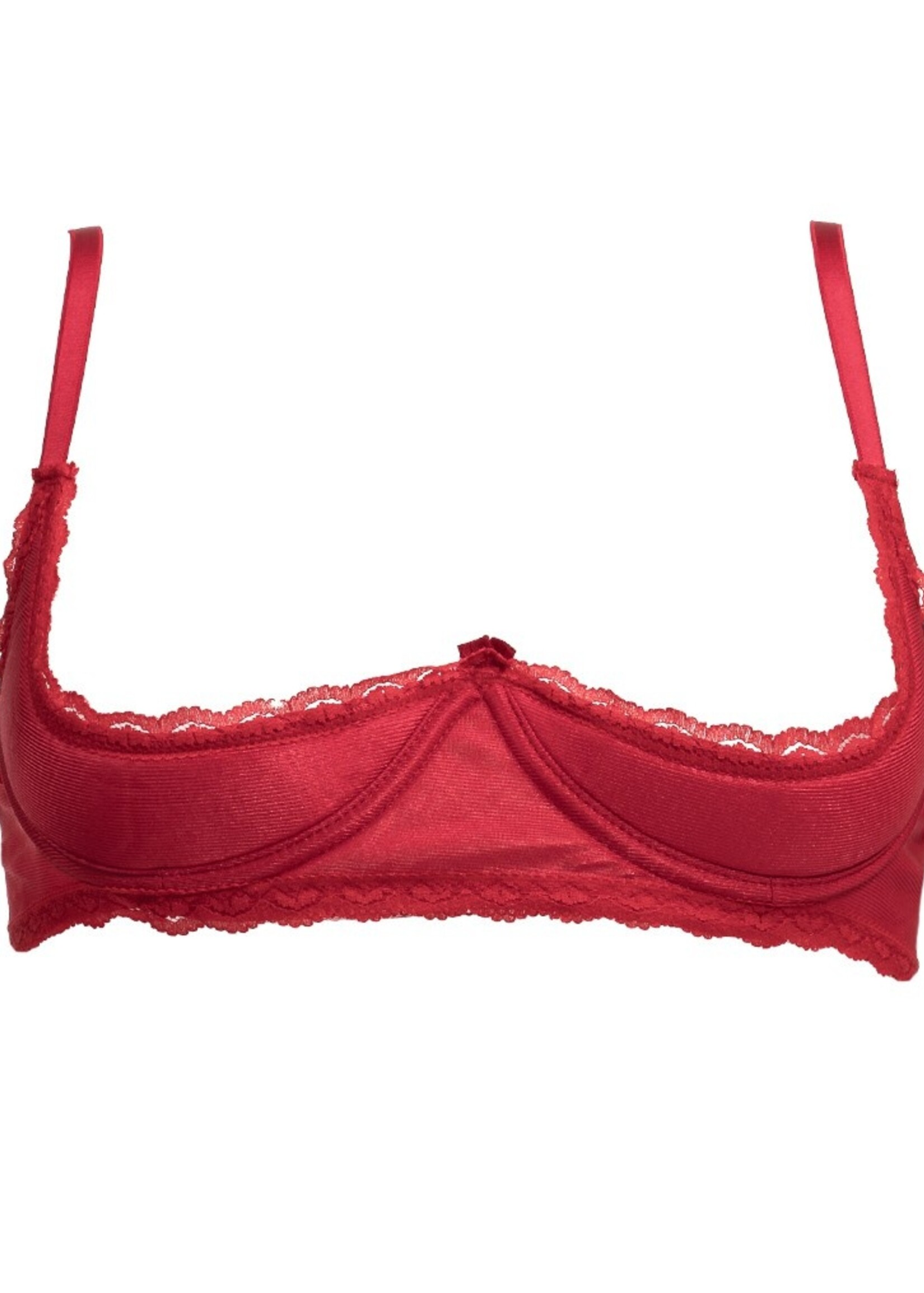 Amorable by Rimba BH met halve cup - Rood