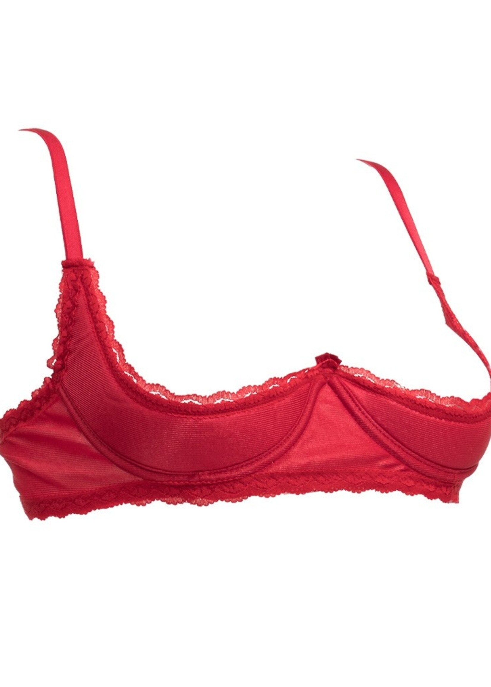 Amorable by Rimba BH met halve cup - Rood